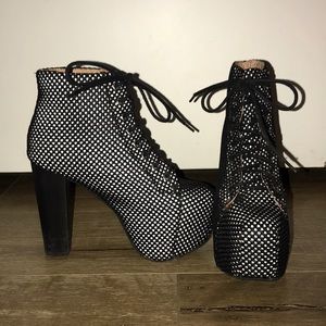 Mesh Lita Platform Boot Jeffrey Campbell